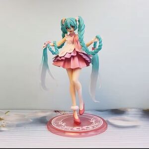 New 20cm Project DIVA Arcade Pink Cherry Hatsune Miku Action Figure Anime